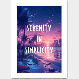 Serenity in simplicity Posters and Art